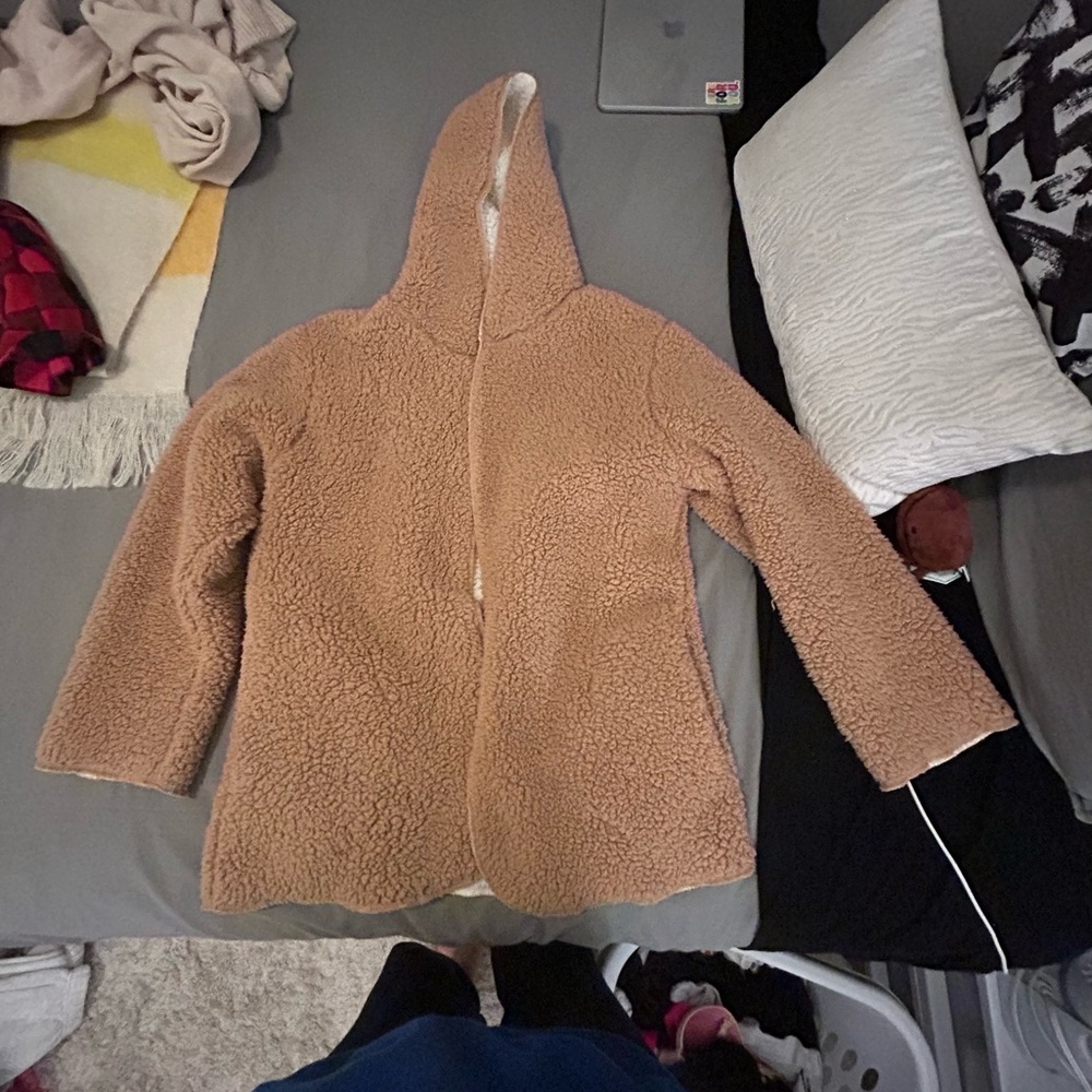 reversible sherpa jacket